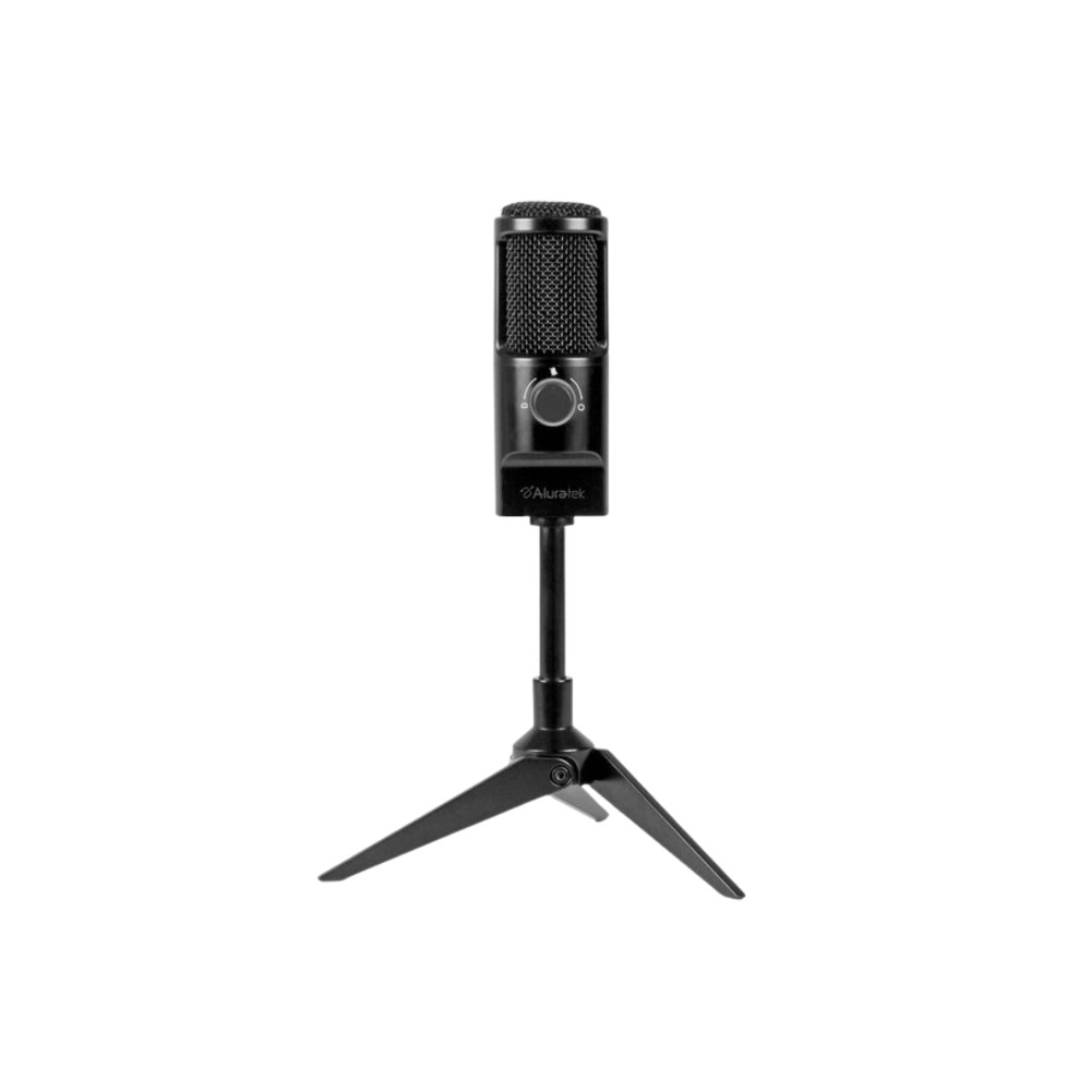 Aluratek Rocket Omnidirectional USB Studio Microphone for Podcast Streaming