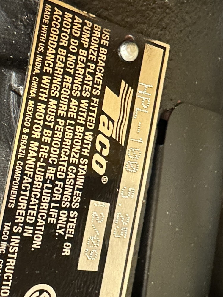 Taco Brand Booster Pump