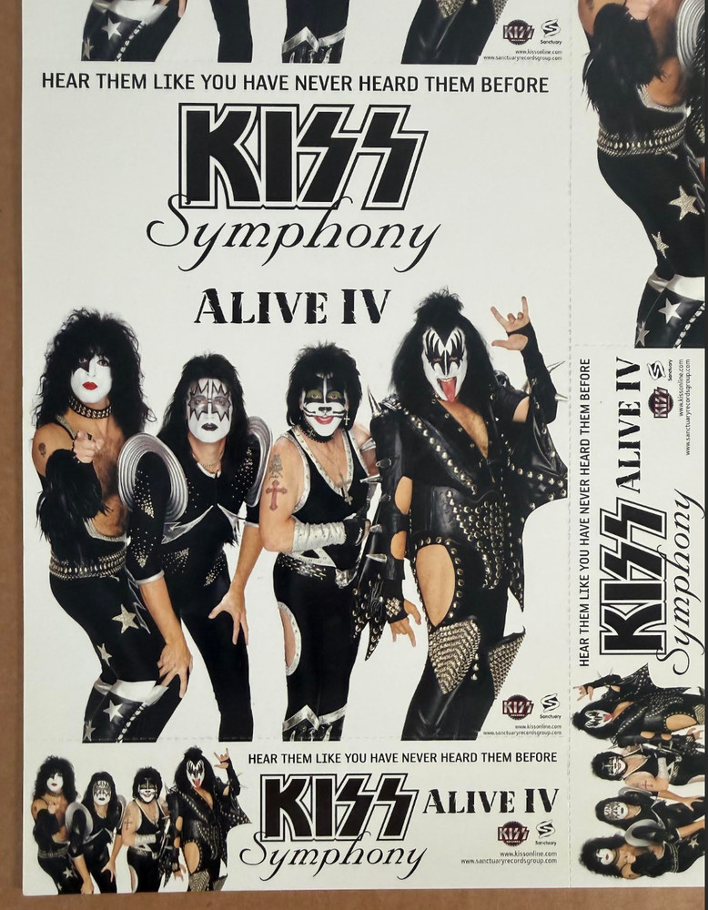 KISS Symphony Alive lV In-Store Vintage Promo Perfect Condition Rare 2003 Orig 4