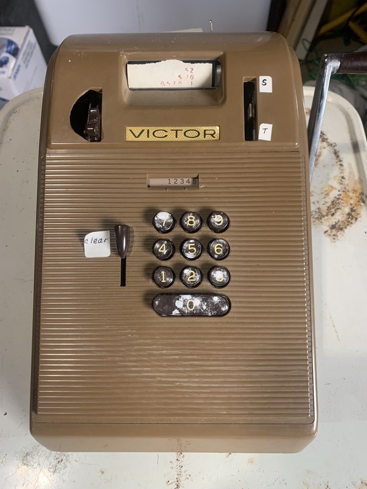 Victor Comptometer Adding Machine Calculator Vintage 1960s