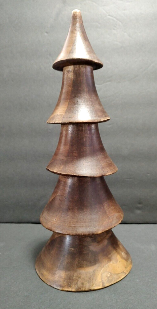 Christmas Tree 12" Solid Wood Tabletop or Mantel Rustic Charm
