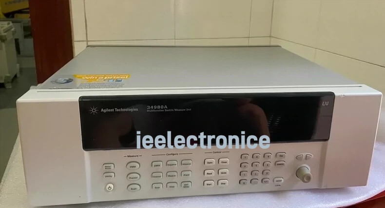 Keysight Agilent 34980A Multifunction Switch Measurement Unit.