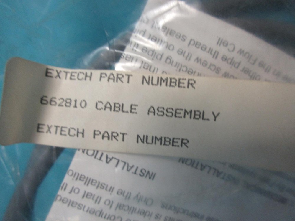NEW EXTECH 66502B/662810 ELECTRODE PH PROCESS FOR SUBMERSIBLE KIT CABLE ASSEMBLY