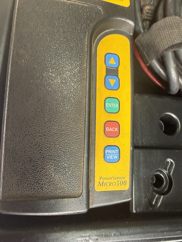 Midtronics MICRO500 Battery Starting Charging Analyzer With Printer, And Case