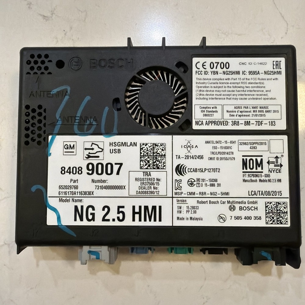 2016-2018 GM HUMAN MACHINE INTERFACE HMI MODULE OEM *UNLOCK EXTRA FEE* 84089007