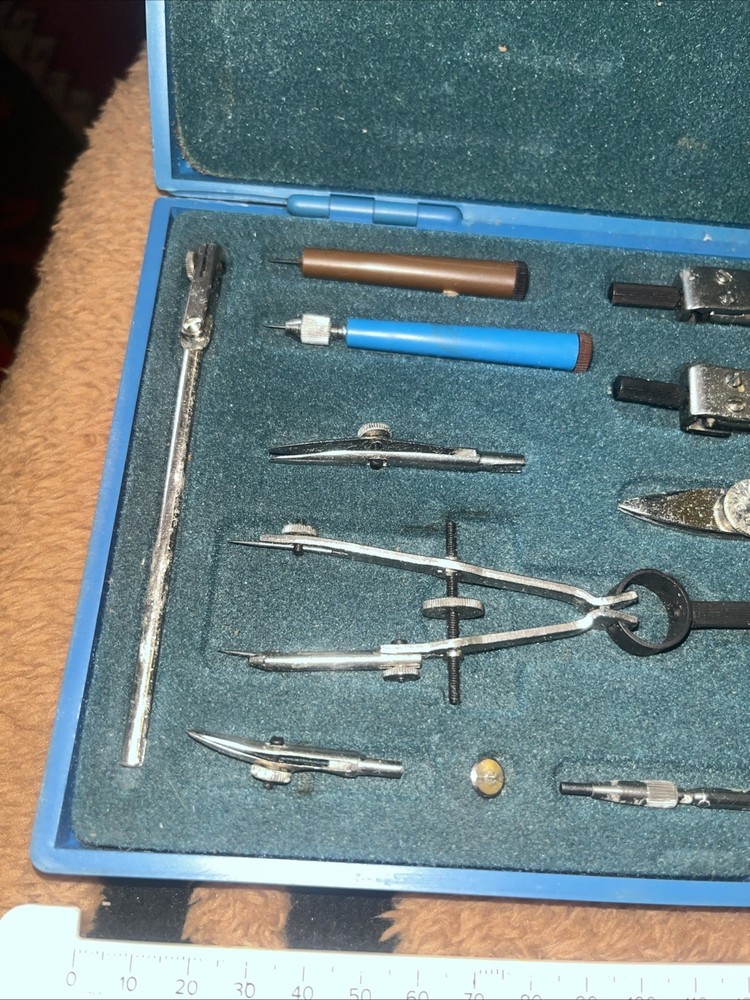 Vintage Soviet Union Engineering technical drawing set 1970’s(USSR))