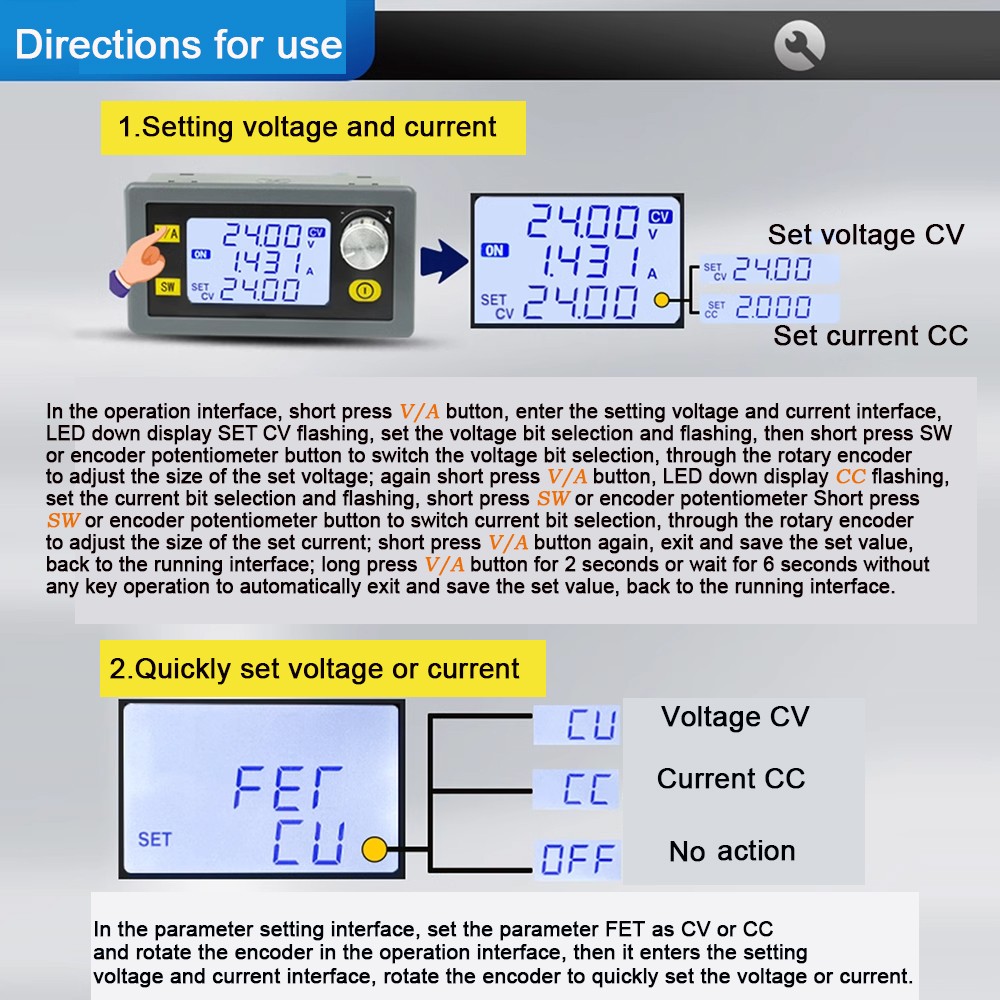 Portable Adjustable Voltage DC Power Supply For OZITO/Einhell 18V Li-ion Battery