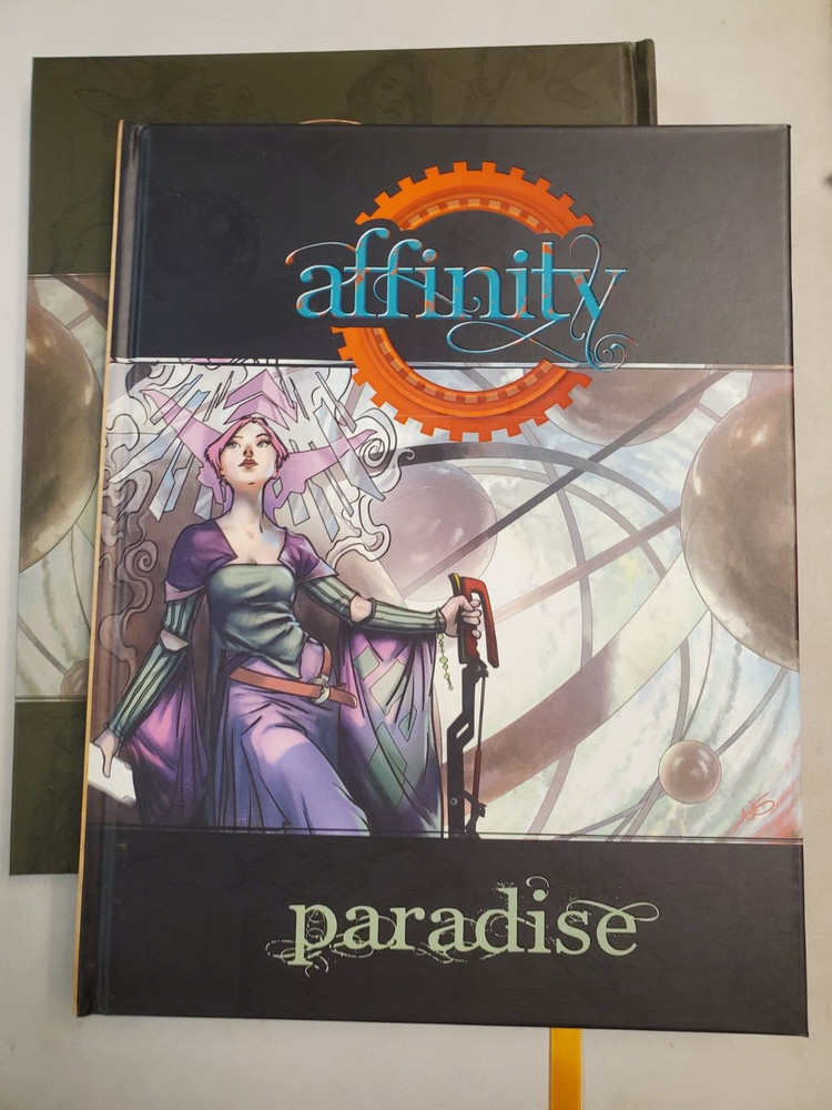 Affinity RPG 3 book slipcase DEM used 5e compatible