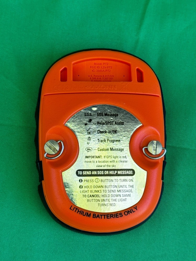 SPOT PT2 Satellite GPS SOS Beacon Tracker Messenger