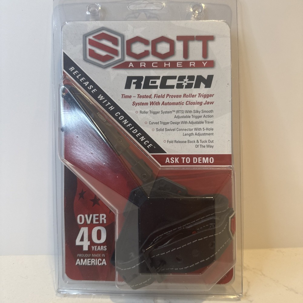 Scott Archery Recon Release 3015FS-BK - New / Ships Fast!