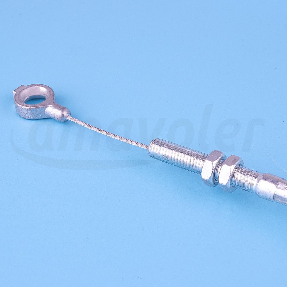 amavoler 90" Long Throttle Cable 8173 with 82" Casing Replacement for Black