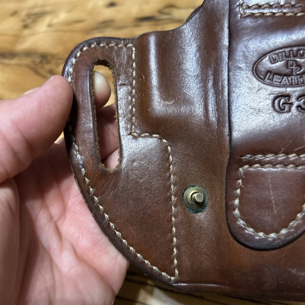 Dillon Precision Brown Leather Holster Taurus G3 Left Hand