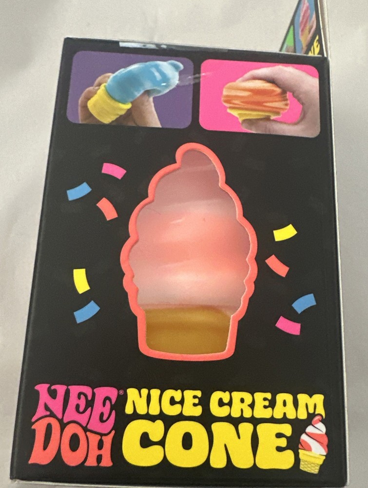 NeeDoh Nice Cream Cone Orange