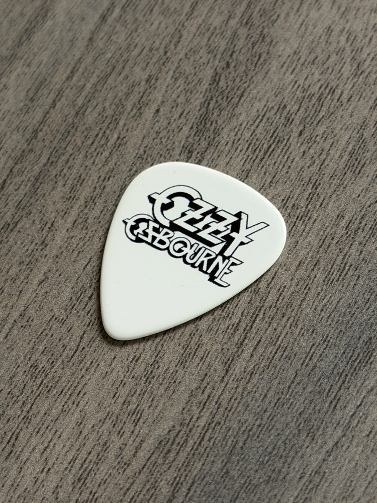 Ozzy Osbourne Jake E Lee Guitar Pick Heavy Metal RARE Black Sabbath Randy Rhoads