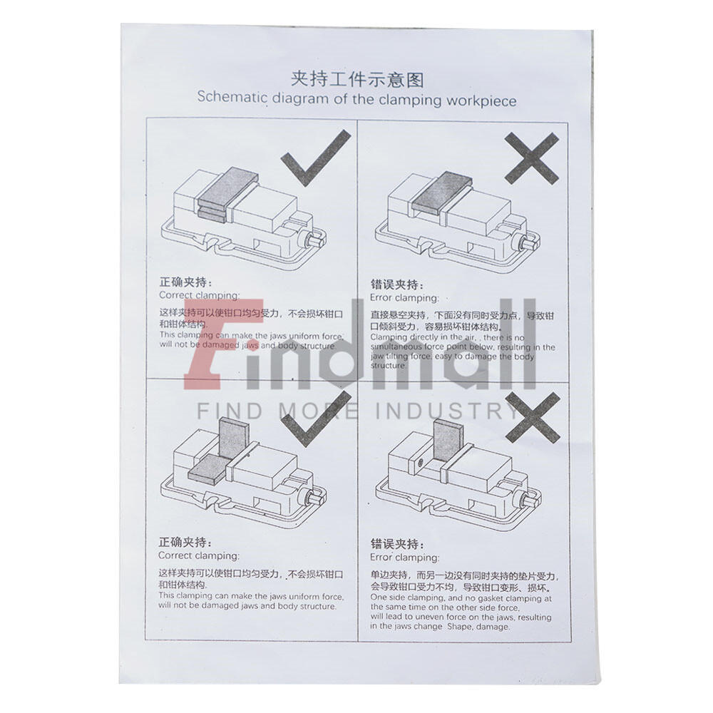 4" Lockdown Vise Precision Milling Machine Bench Clamp Vice With Base New