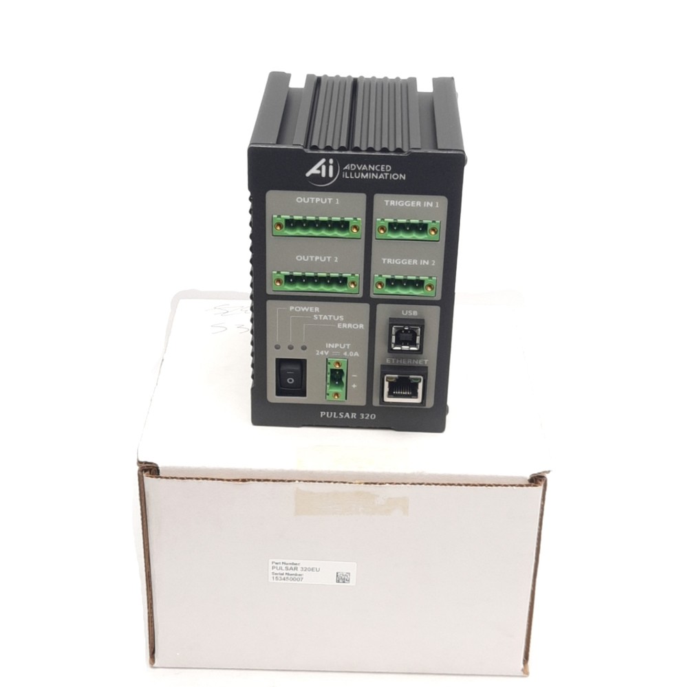 Advanced Illumination PULSAR320EU Strobe Light Controller, 24VDC 4.0A Supply