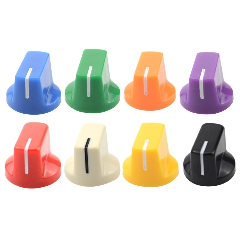 Protection Caps Guitar Effect Part Colorful Guitar Effect Pedal Footswitch Knobs
