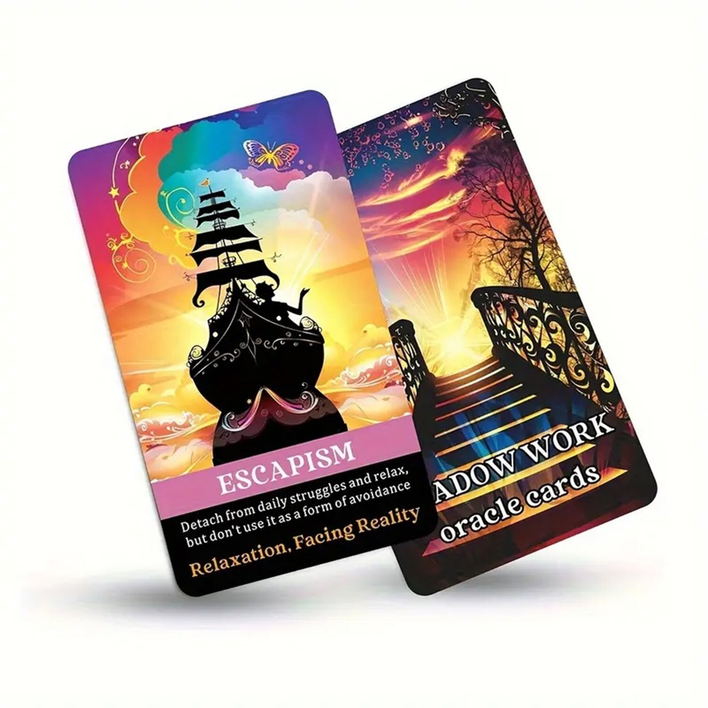 Shadow Work Oracle: 56 Oracle Card Deck with keywords and messages