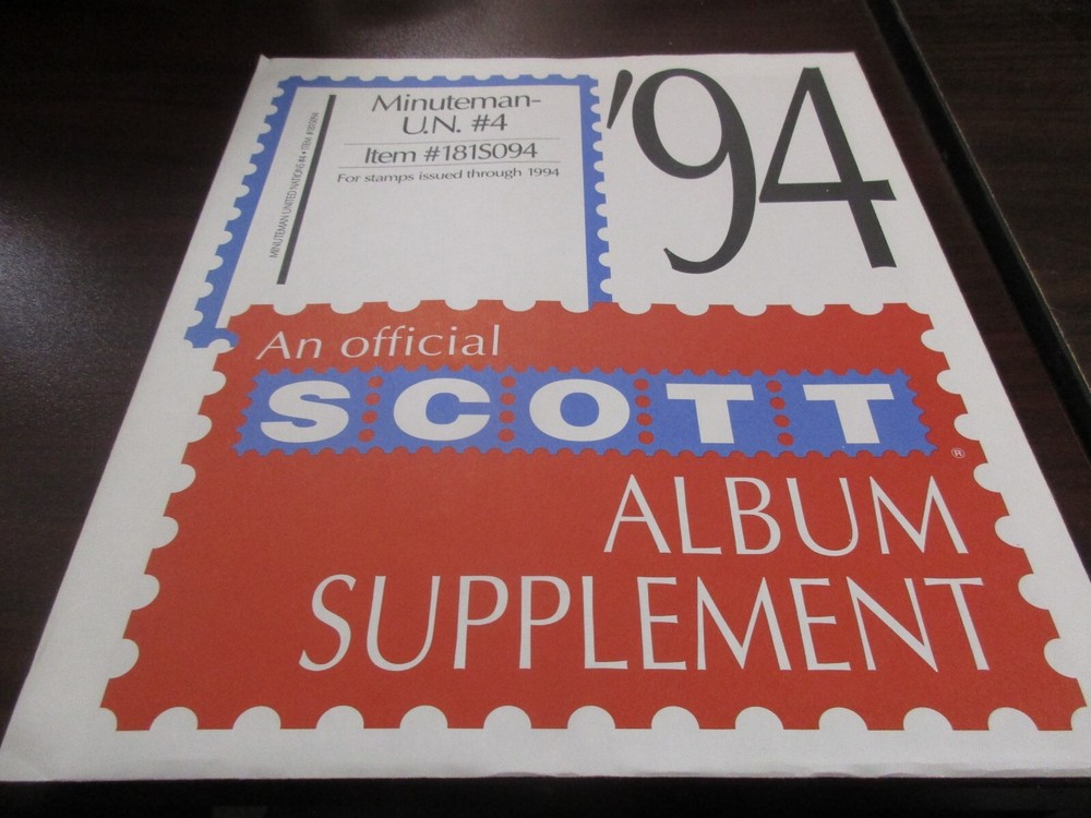 THE SCOTT THE SCOTT  ALBUM SUPPLEMENT MINUTEMAN-U.N. #4  W/FREE SHIPPING!!