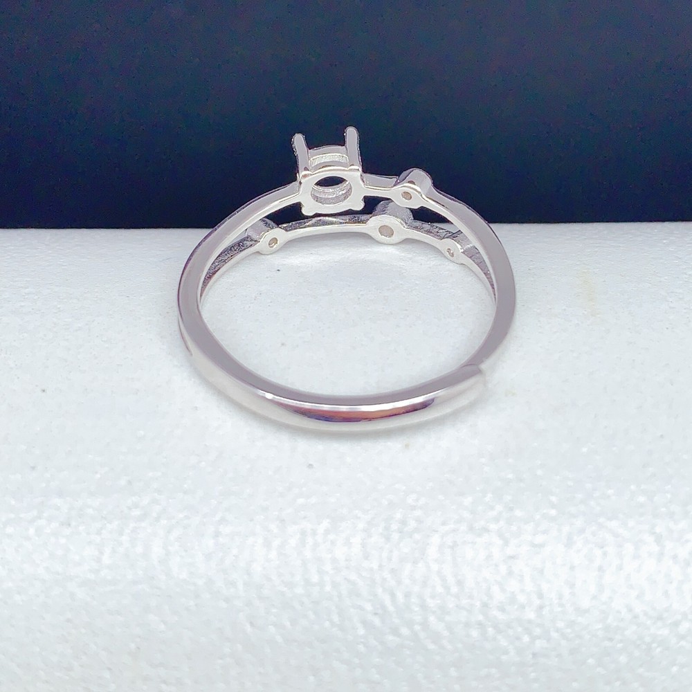 Empty silver925 ring setting, blank setting silver ring DIY