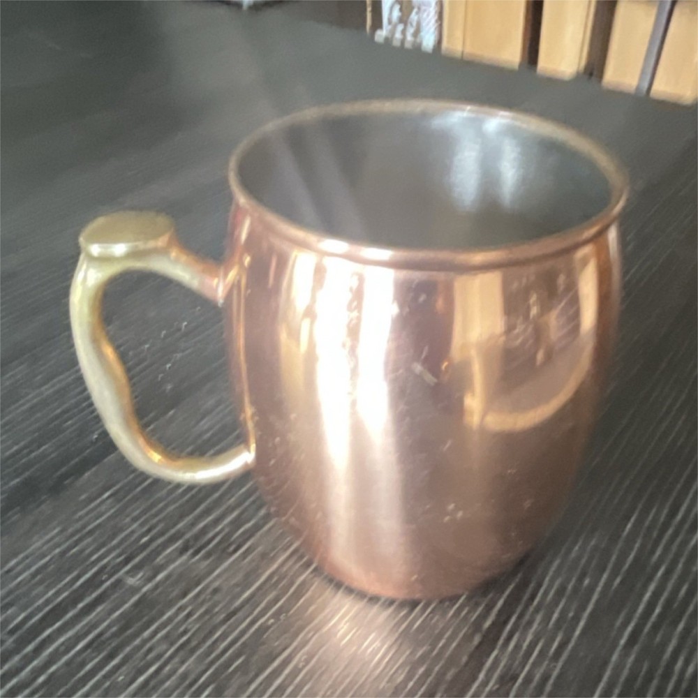 OGGI Copper Mug Brass Handle Classic Decorative Copper Material Drinkware Accent