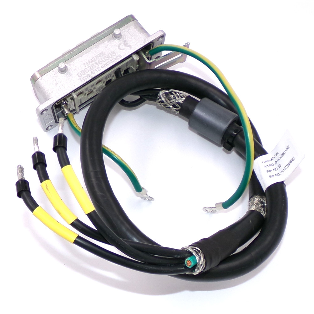 ABB Robotics IRC5 Controller Mains Connection Wire Harness 3HAC035631-001