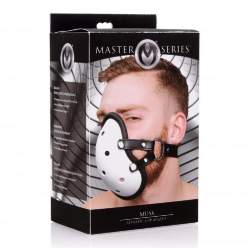 Master Series Musk Athletic Cup Muzzle - White