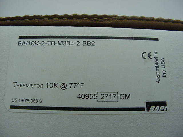BAPI BA/10K-2-TB-M304-2-BB2 Thermobuffer Temperature Sensor Ships Same Day