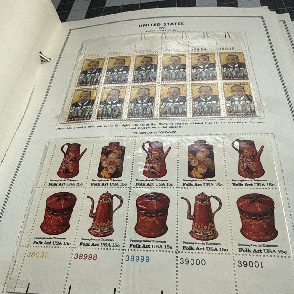 Harris Liberty US Plate Block Album