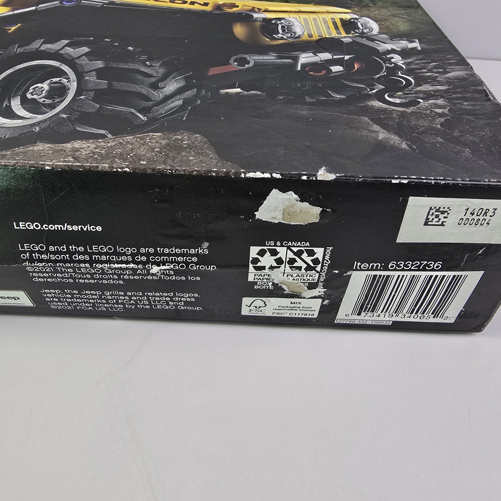 LEGO TECHNIC 42122 Jeep Wrangler 665 Pcs-Sealed