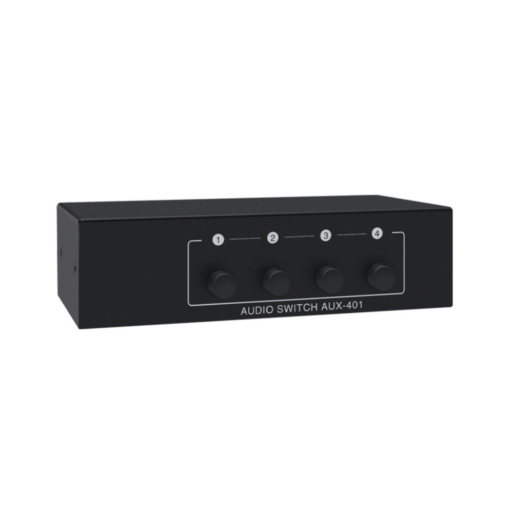 1PCS Stereo Audio Switcher 4 in 1 Out A/B Analog For Multi-source Switching
