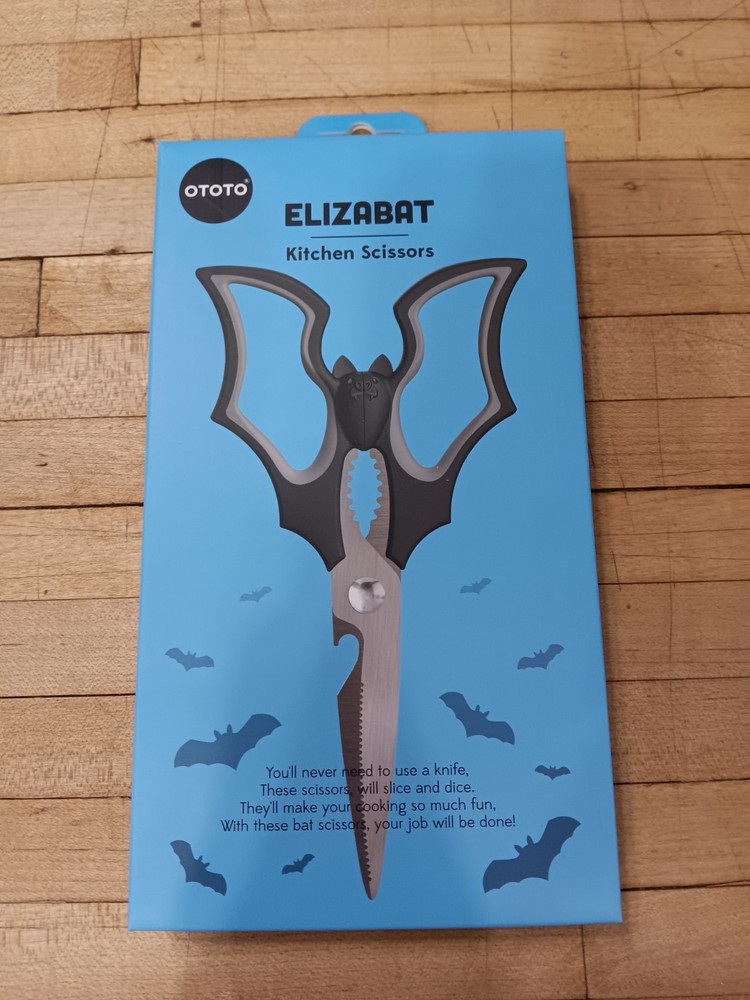 Elizabat Bat Kitchen Scissors Multi-Tool Bottle Opener Nutcracker