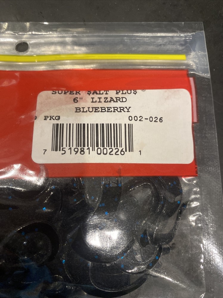Zoom Super Salt Plus 6" Lizard Blue Berry