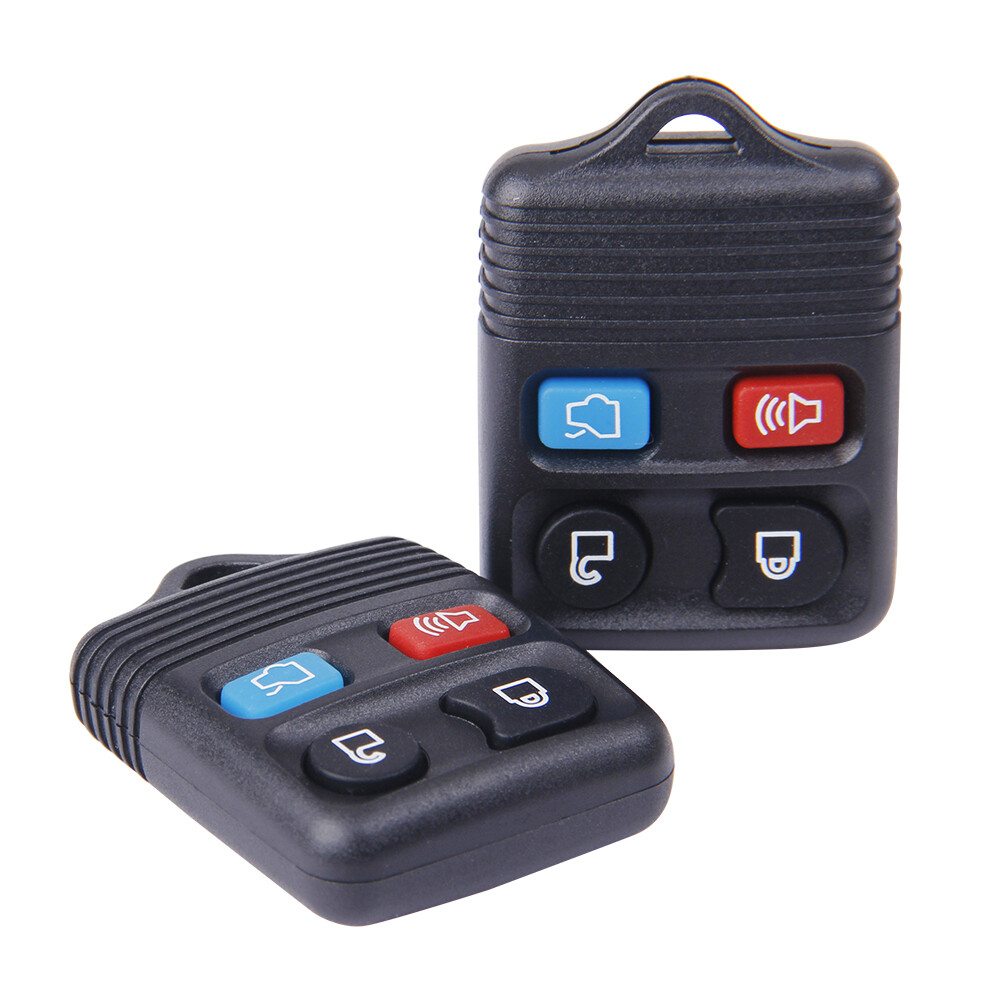 2 Pack Keyless Entry Remote Control Key Fob Transmitter Alarm 4Button For Ford