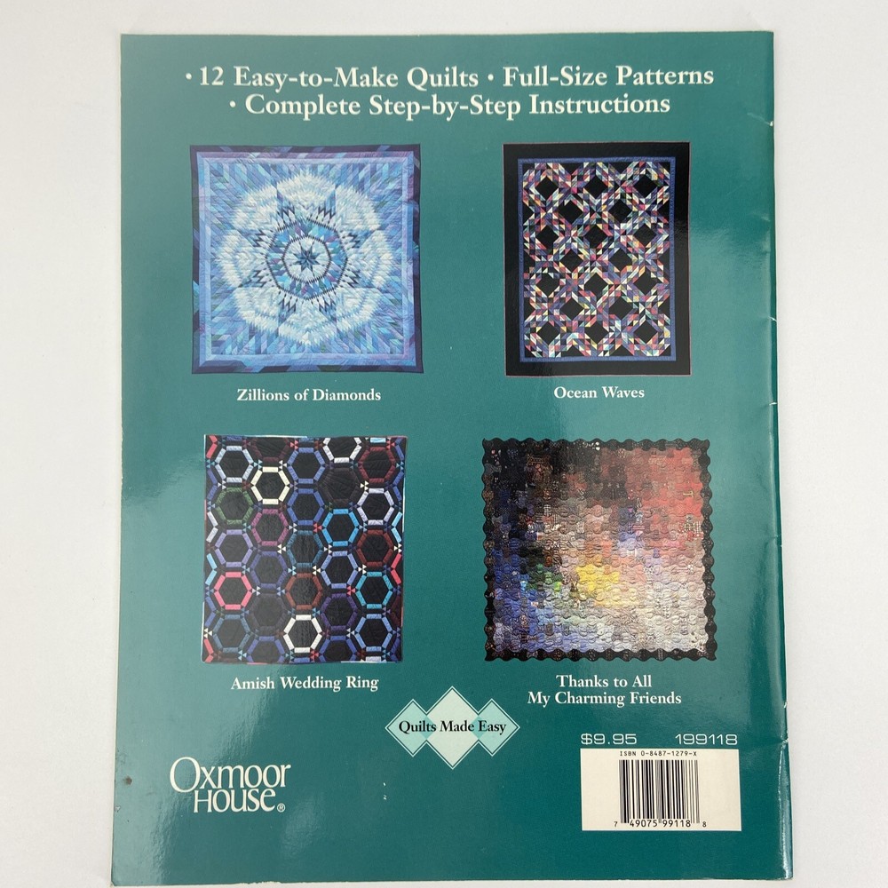 Patchwork Gems Quilts Made Easy Designs 12 Patterns Techniques 48 Pages