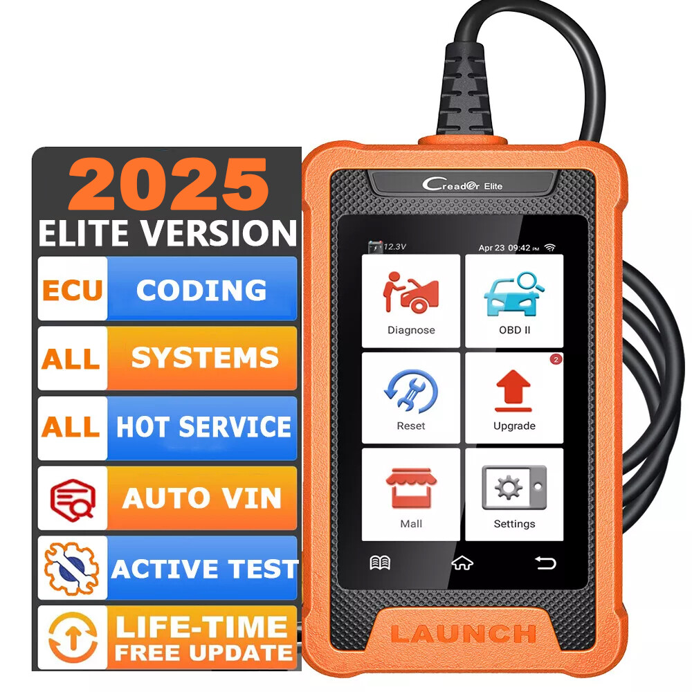 LAUNCH X431 Elite For VW Audi Diagnostic Tools Car OBD2 Scanner Full System Tool