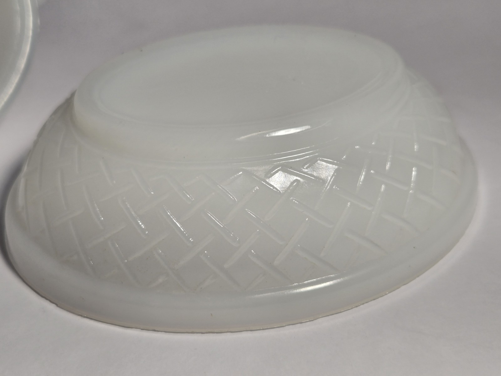 Vintage Milk Glass Hen on Nest Trinket Candy Dish White 4.25" MCM