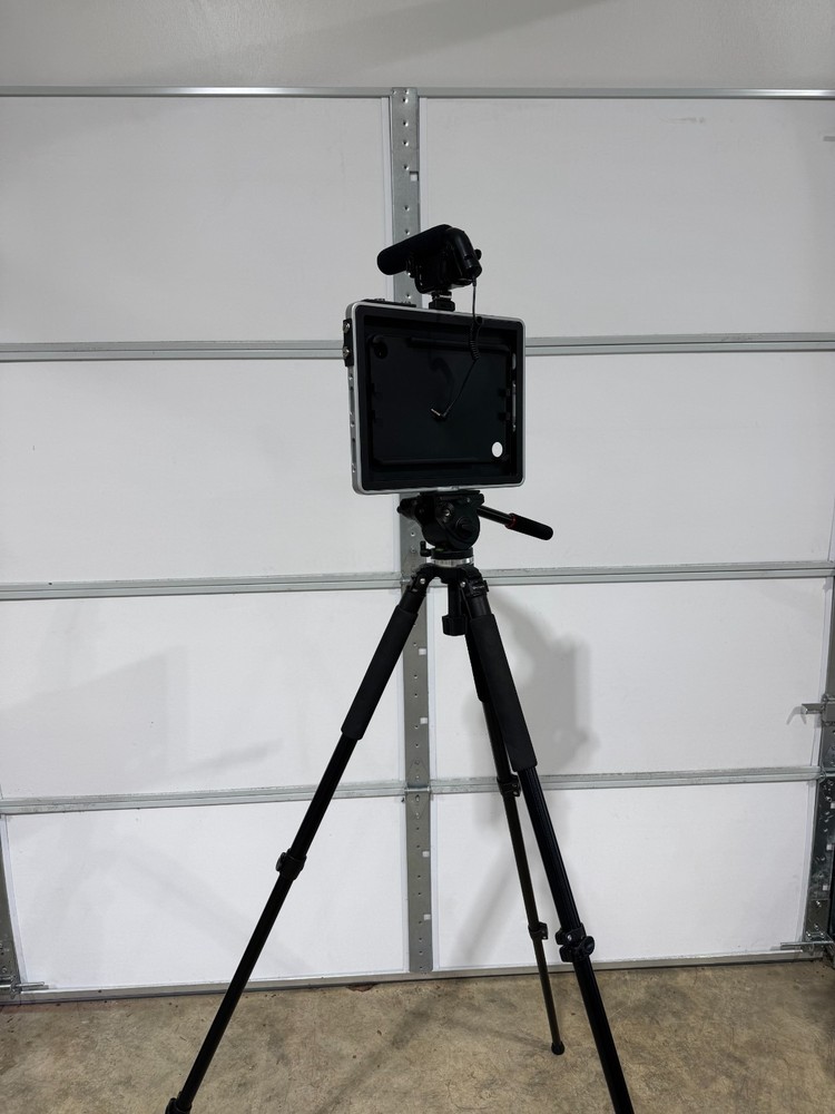 Complete Padcaster iPad Recording Setup with Smooth Tripod, Mics, and Backpack