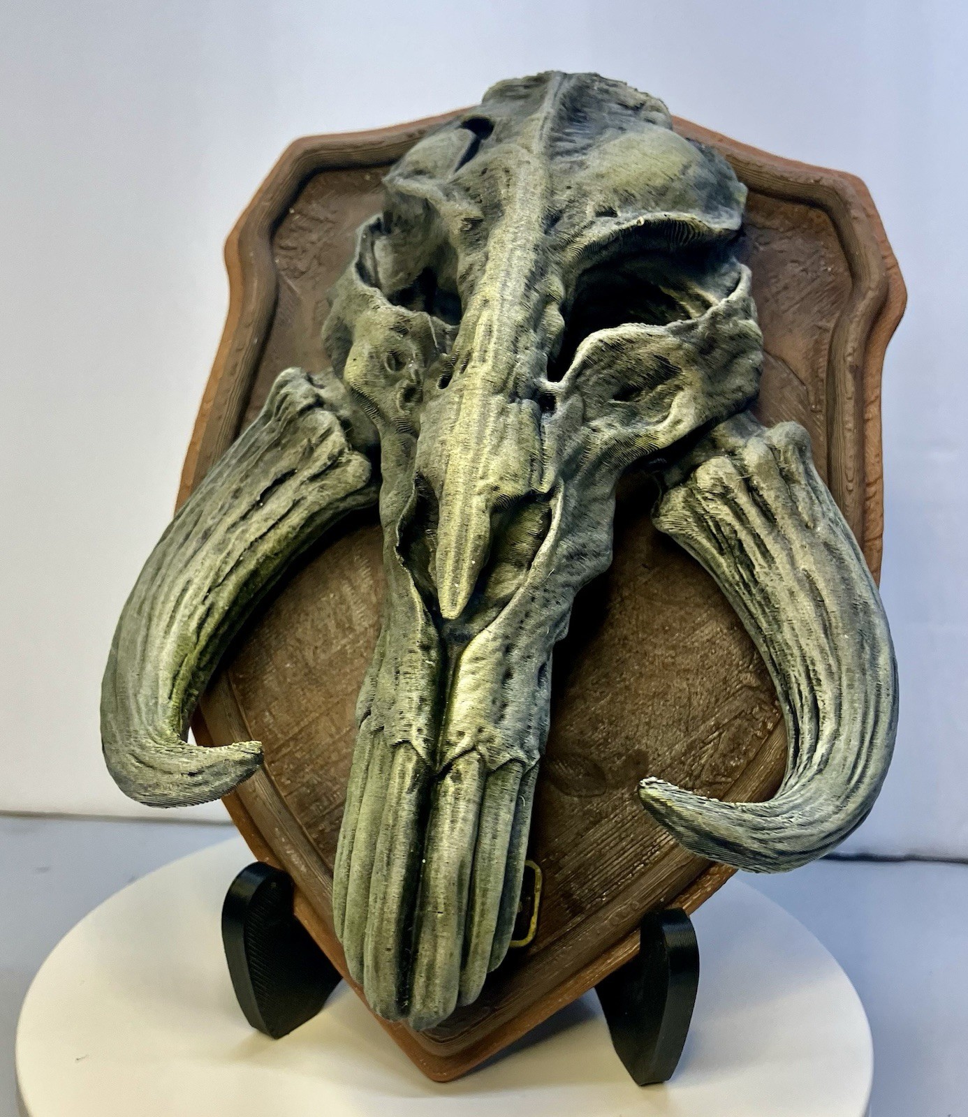 Star Wars Mandalorian Mythosaur Skull Wall Mount Plaque Boba Fett