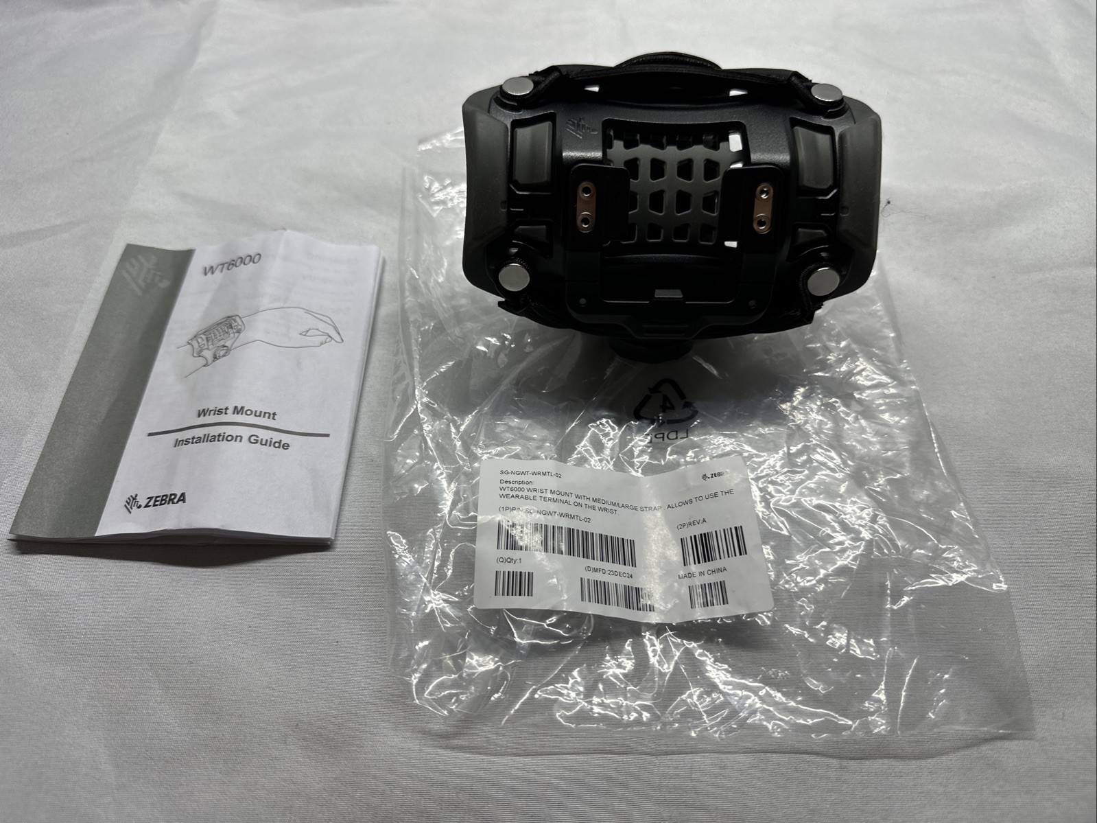 Zebra WT6000/WT6300 Wrist Mount Med/Large Strap SG-NGWT-WRMTL-02 - New, Sealed