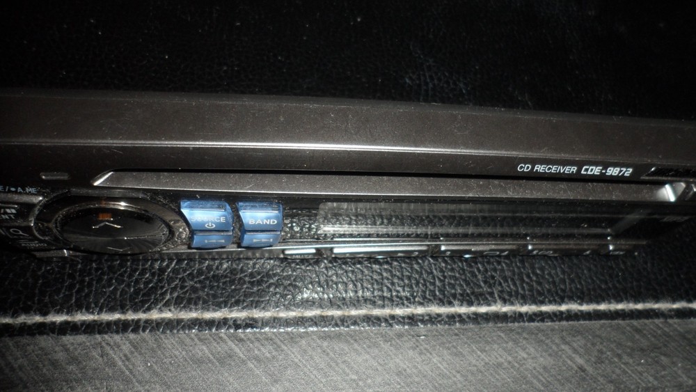 ALPINE CDE-9872 FACEPLATE ONLY / USED TESTED WORKING