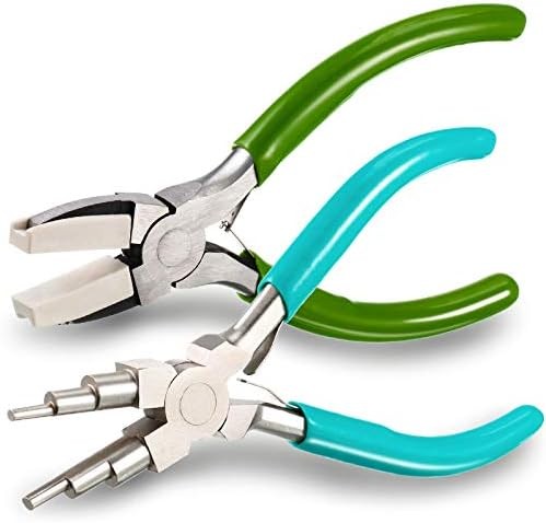 Jewelry wire bending bail making pliers tool