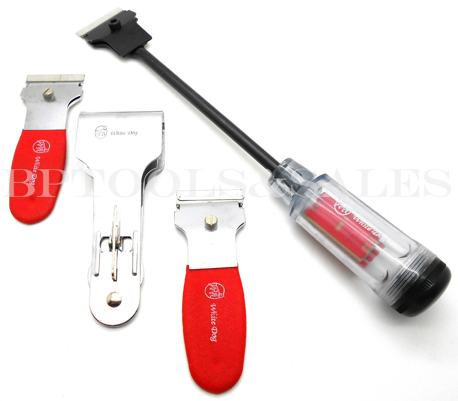 4 Pc Scraper Tool Set Mini Scraper Extended Scraper Folding Scraper Detail Work