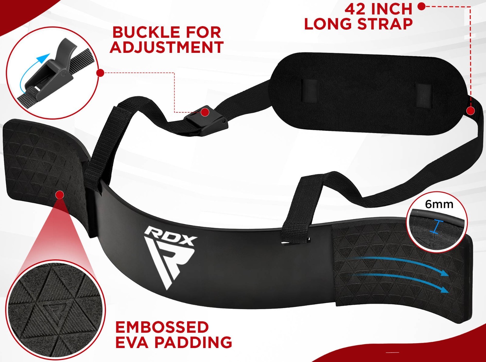 Arm Blaster by RDX, Heavy Duty Bicep Curl, Fitness Curl Support, Weightlifting