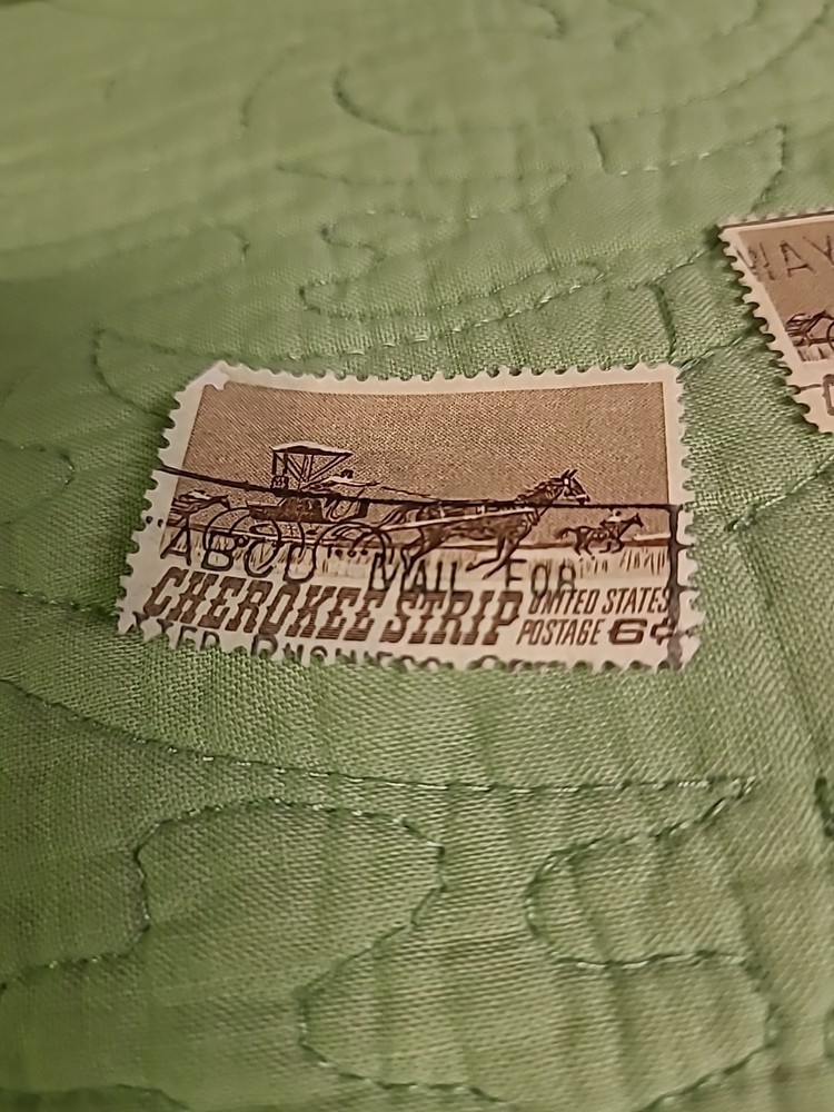 Three Chetokee Strip Stamps (ENVELOPE#15)