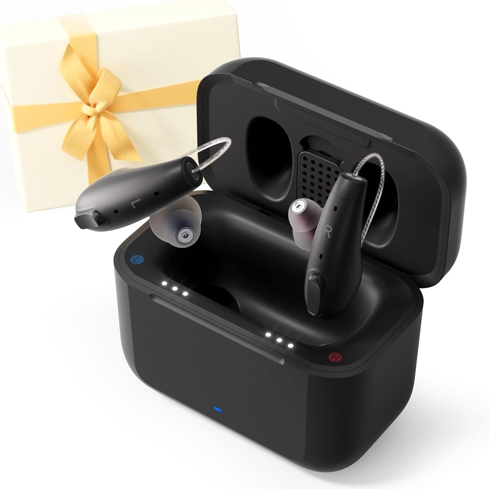 SavvyBloom Bluetooth Rechargeable Hearing Aids for Hearing Loss Noise Cancel