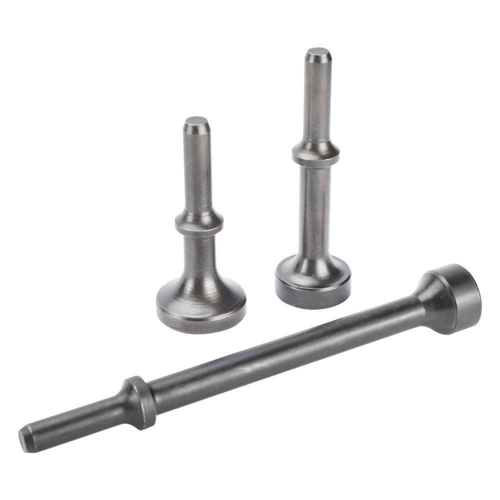 4Pcs Smoothing Pneumatic Air Hammer Pneumatic Chisel Bits Tools Kit with Spring