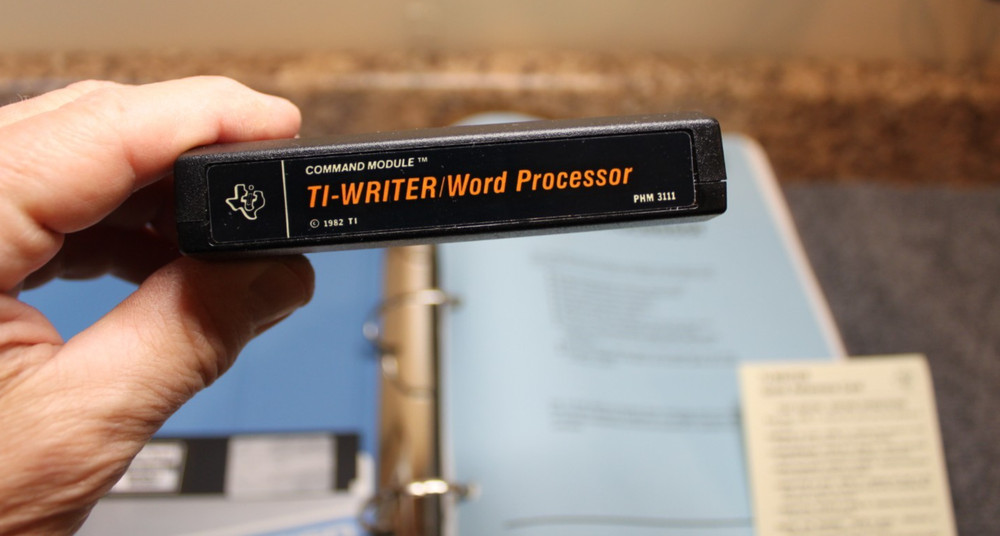 TI-Writer Word Processor for Texas Instruments Ti-99/4A PHM 3111
