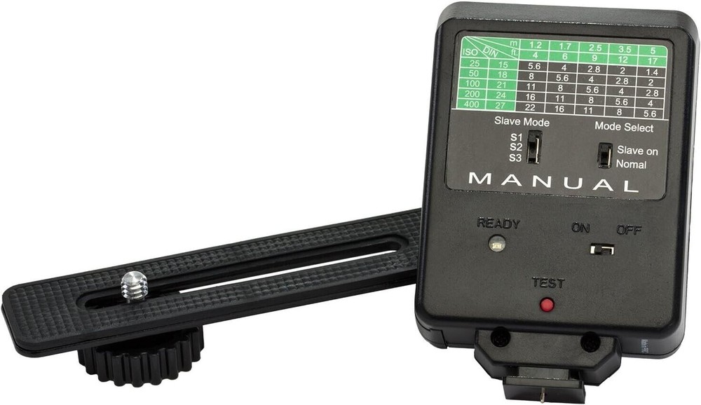 Digital Camera Flash With Bracket & AA + Charger Kit for All Digital/DSLR Camera