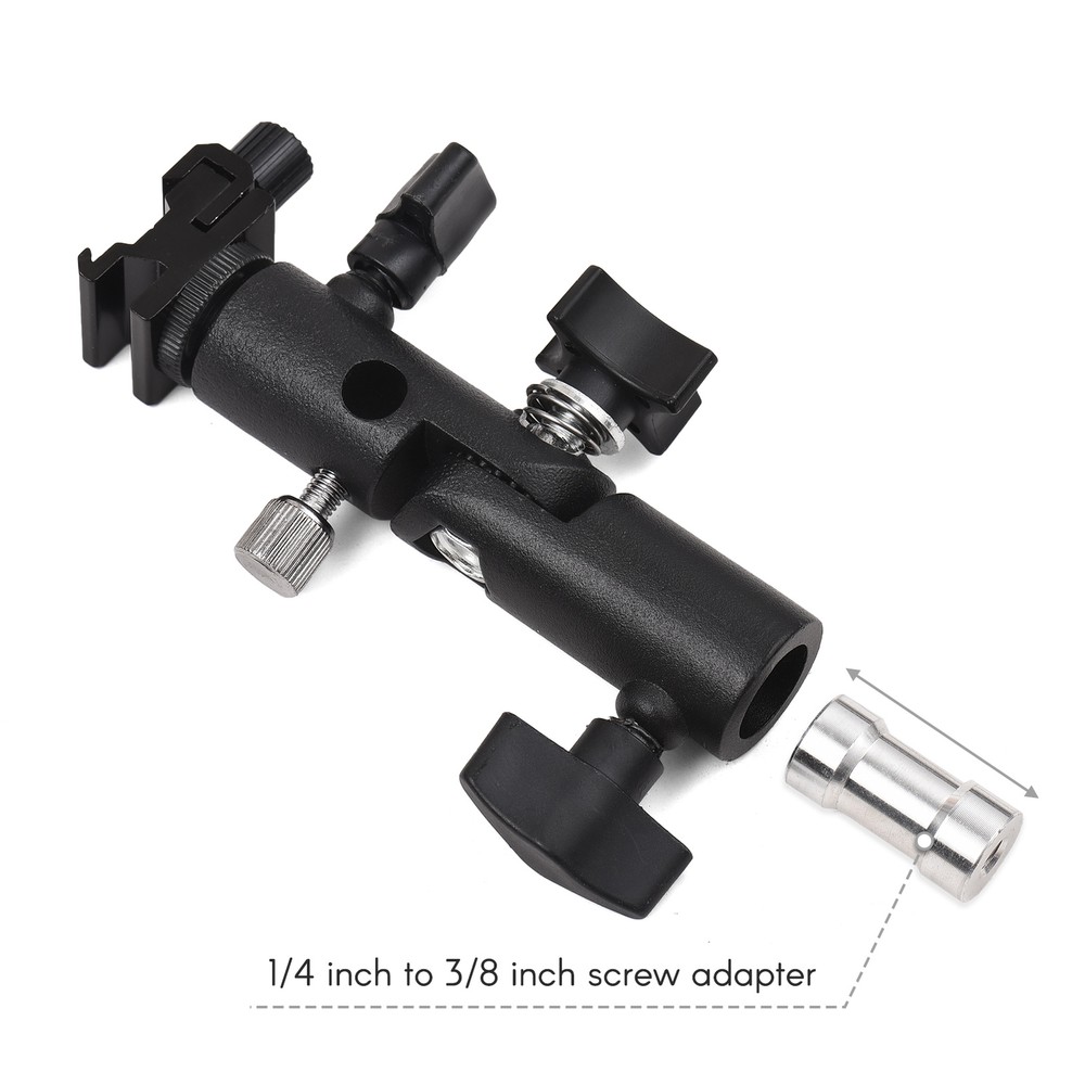 Flash Mount Speedlite Swivel Bracket Flash Stand Bracket with Cold E5O6